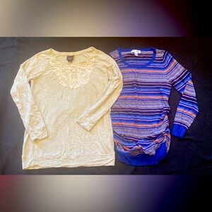 Lot of 2 Maternity Tops